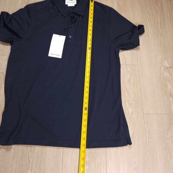 Ministry of Supply Apollo Polo Shirt Men's XXL Navy Stretch Casual NWT - Picture 11 of 12